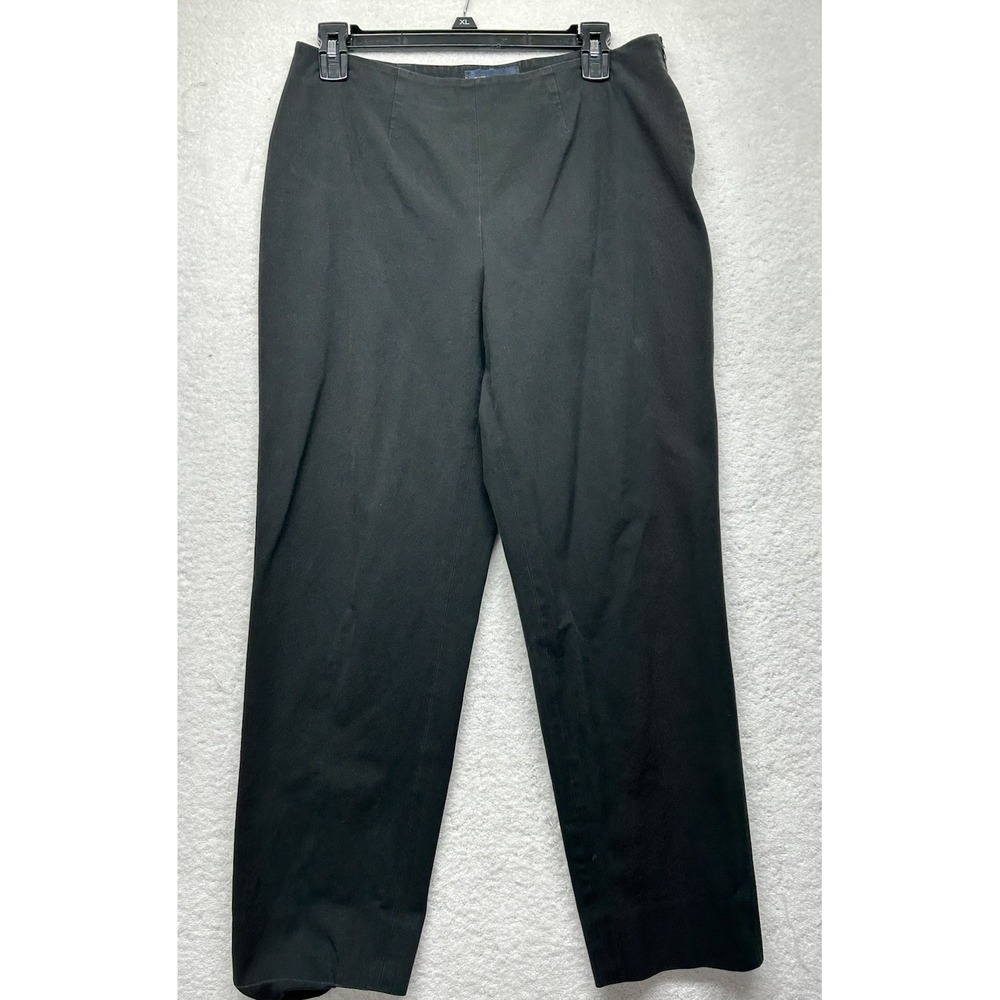 Piazza Sempione Womens Size 32 Black Audrey Skinny Cropped Pants (S4)